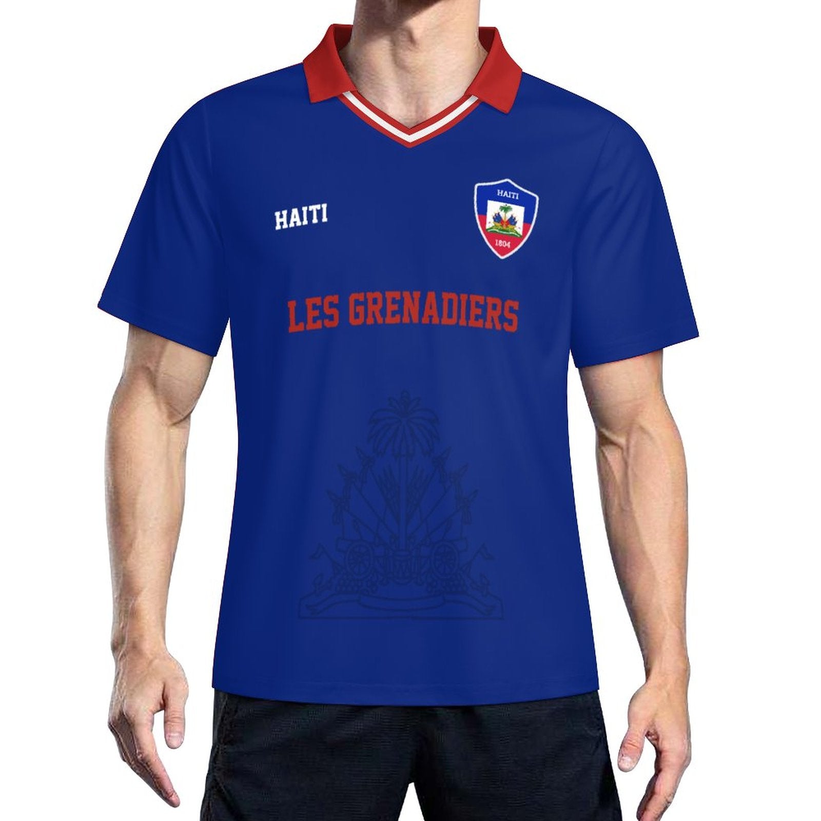 HAITI WORLD CUP 2026 MEN'S SOCCER Jersey(All-Over Printing)