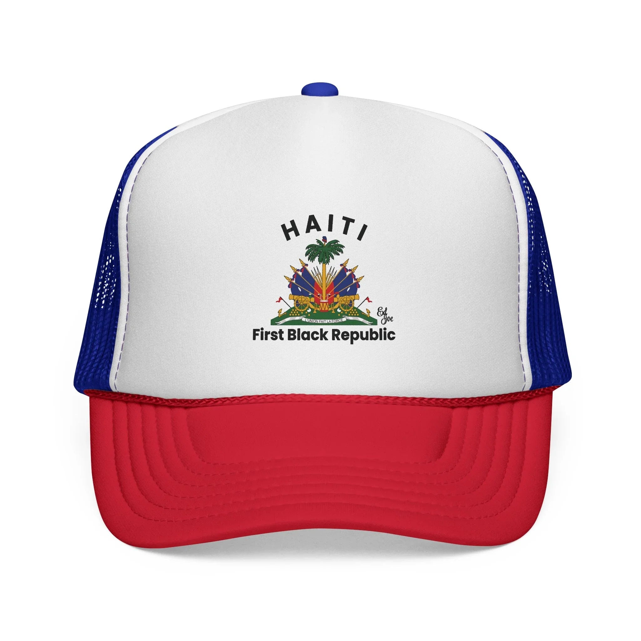 Haiti Trucker Hat — "First Black Republic" Emblem Mesh Cap