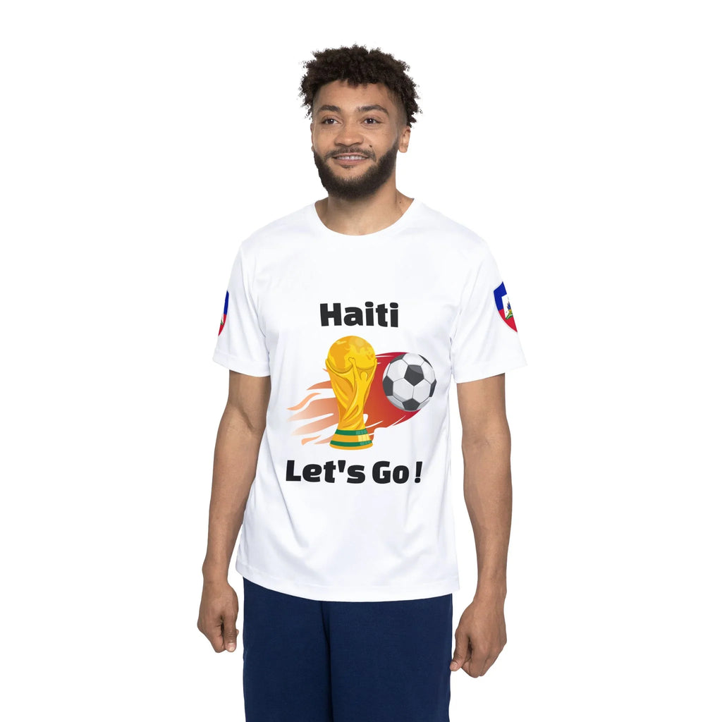Haiti World Cup Jersey – Let's Go! Men's Red Sports Tee