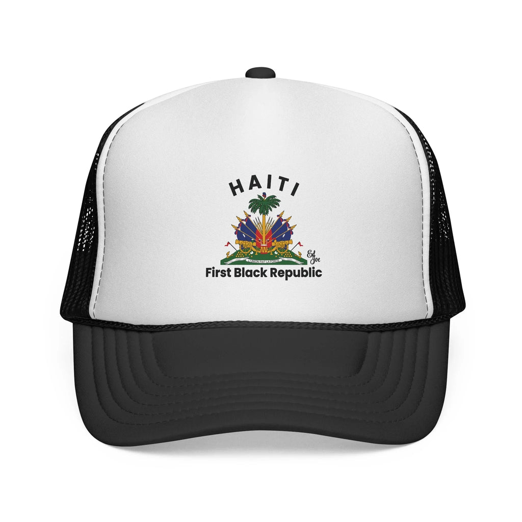 Haiti Trucker Hat — "First Black Republic" Emblem Mesh Cap