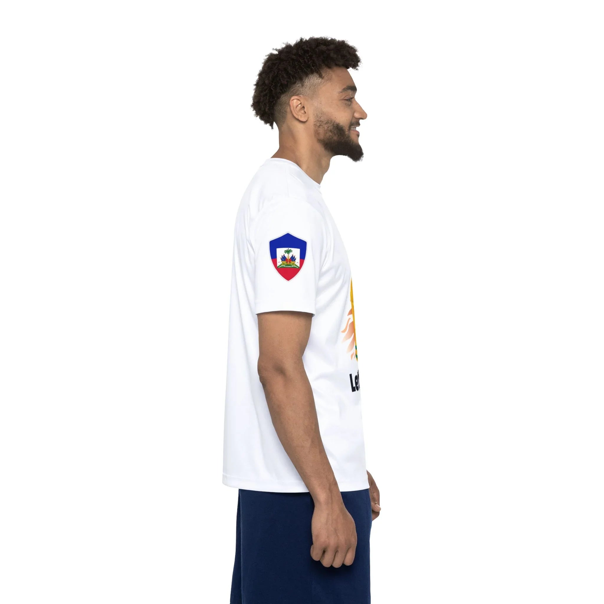 Haiti World Cup Jersey – Let's Go! Men's Red Sports Tee