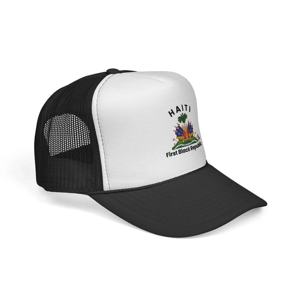 Haiti Trucker Hat — "First Black Republic" Emblem Mesh Cap
