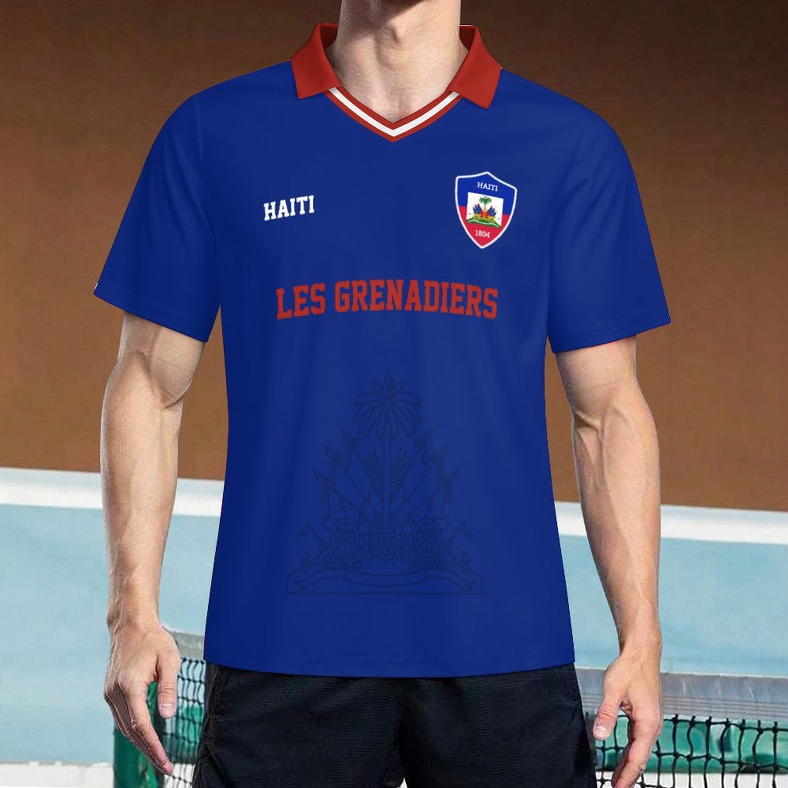 HAITI WORLD CUP 2026 MEN'S SOCCER Jersey(All-Over Printing)
