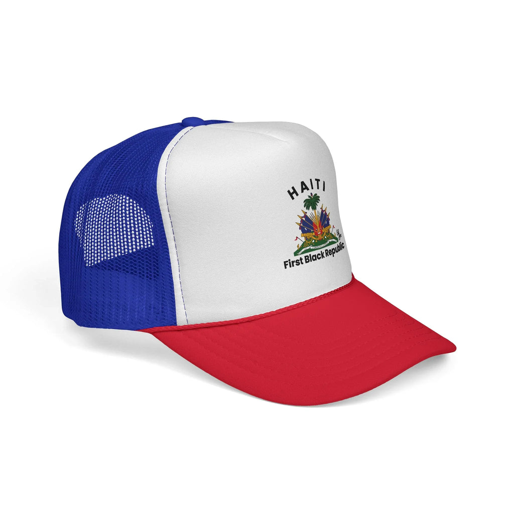 Haiti Trucker Hat — "First Black Republic" Emblem Mesh Cap