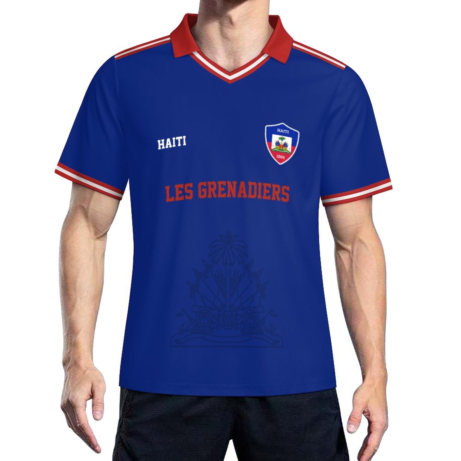 HAITI WORLD CUP 2026 MEN'S SOCCER Jersey(All-Over Printing)