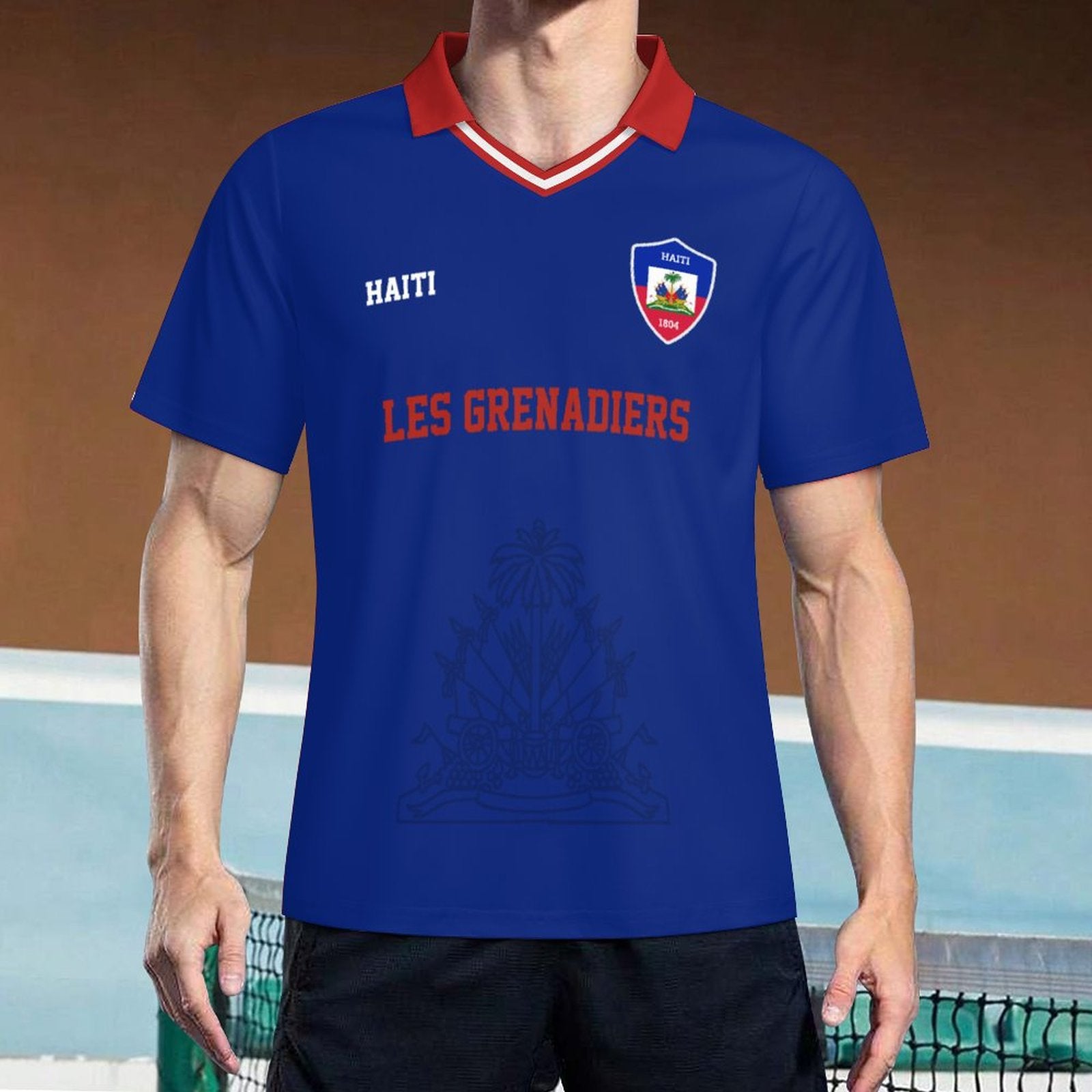 HAITI WORLD CUP 2026 MEN'S SOCCER Jersey(All-Over Printing)