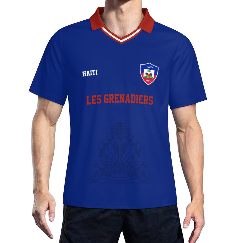 HAITI WORLD CUP 2026 MEN'S SOCCER Jersey(All-Over Printing)